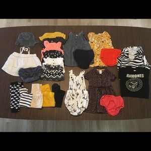 22 piece baby girl lot! Size 6-12 months